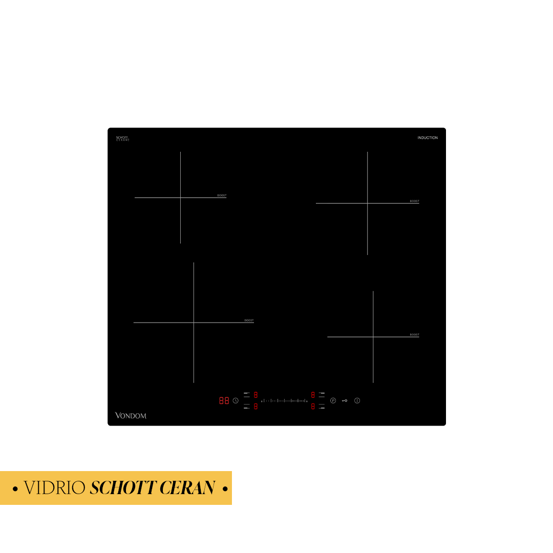 Anafe a Inducción Eléctrico Empotrable 60 cm