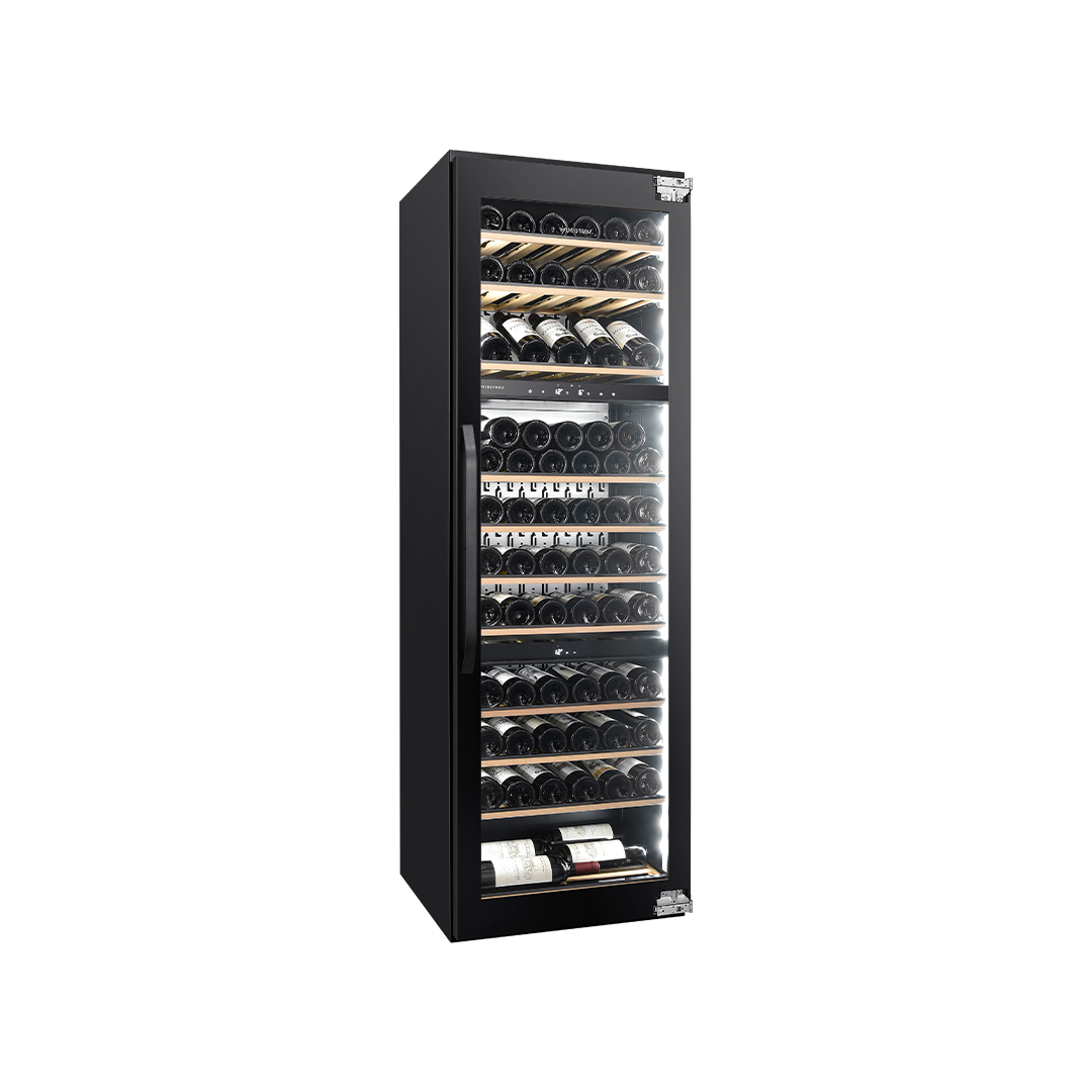 Cava de vinos panelable - Built In - Triple Temperatura para 71 botellas