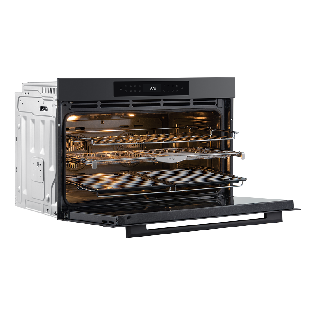 Horno eléctrico empotrable Pirolítico con Air Fry 90 cm Ultra Capacidad 133L