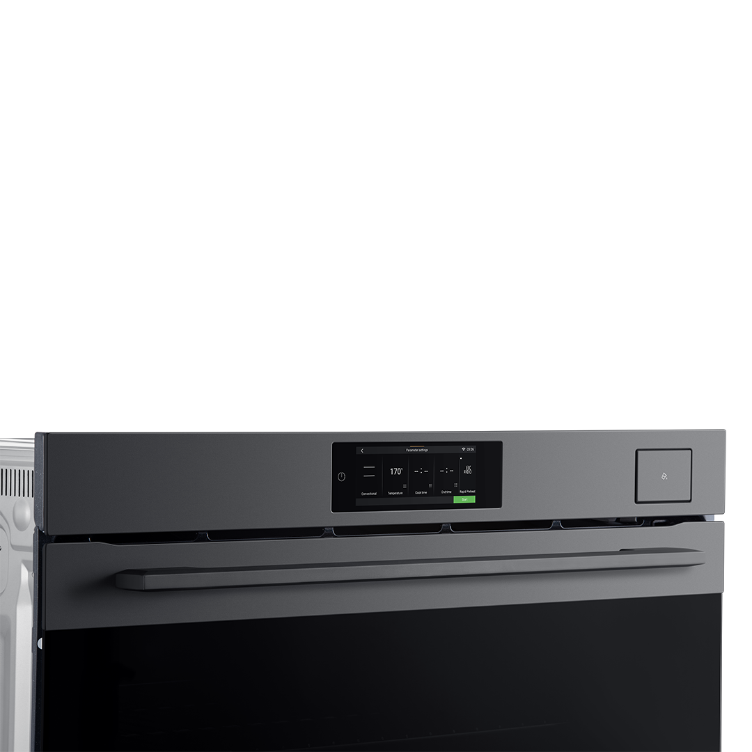 Horno Eléctrico Empotrable Con Cocción Vapor Profesional y Air Fry - 90 cm Ultra Capacidad 133L