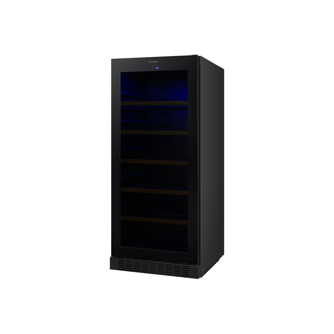 Cava de vinos para 107 botellas con motor compresor Simple Temperatura