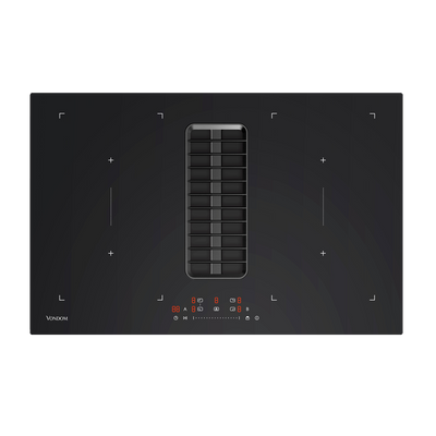 Anafe a Inducción Empotrable con Extractor Integrado 80 cm