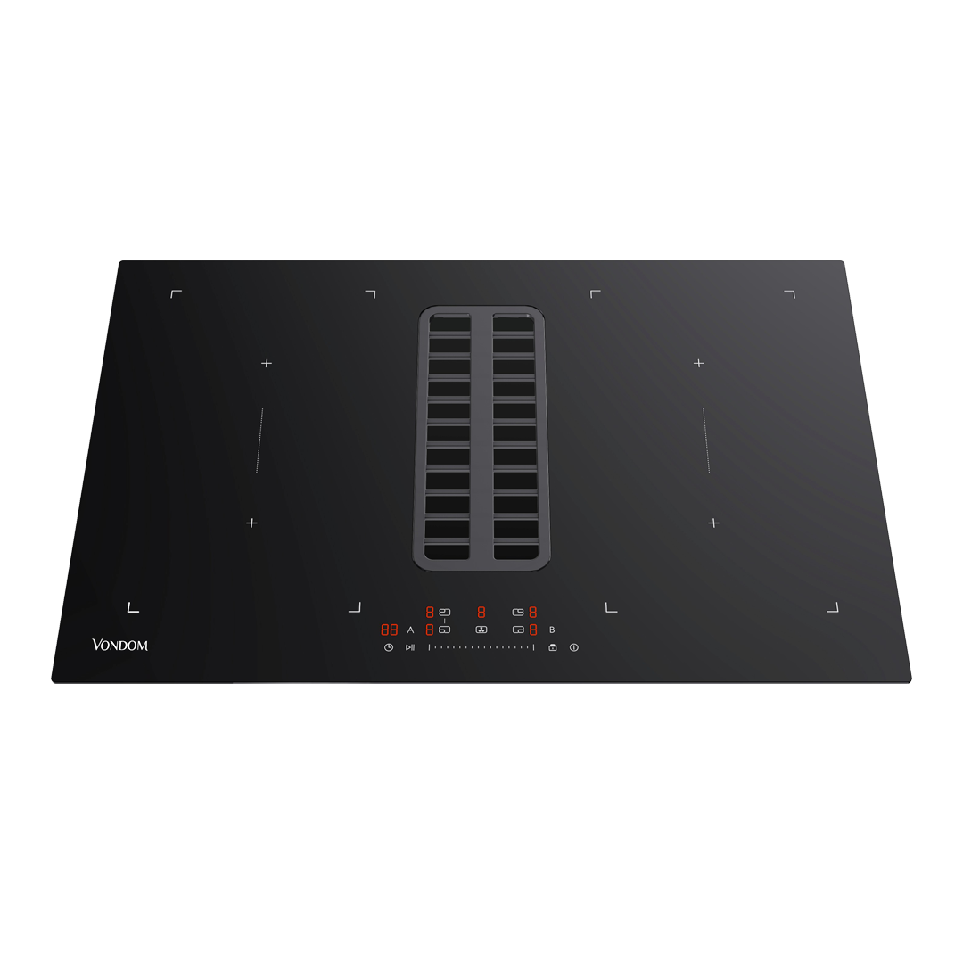 Anafe a Inducción Empotrable con Extractor Integrado 80 cm