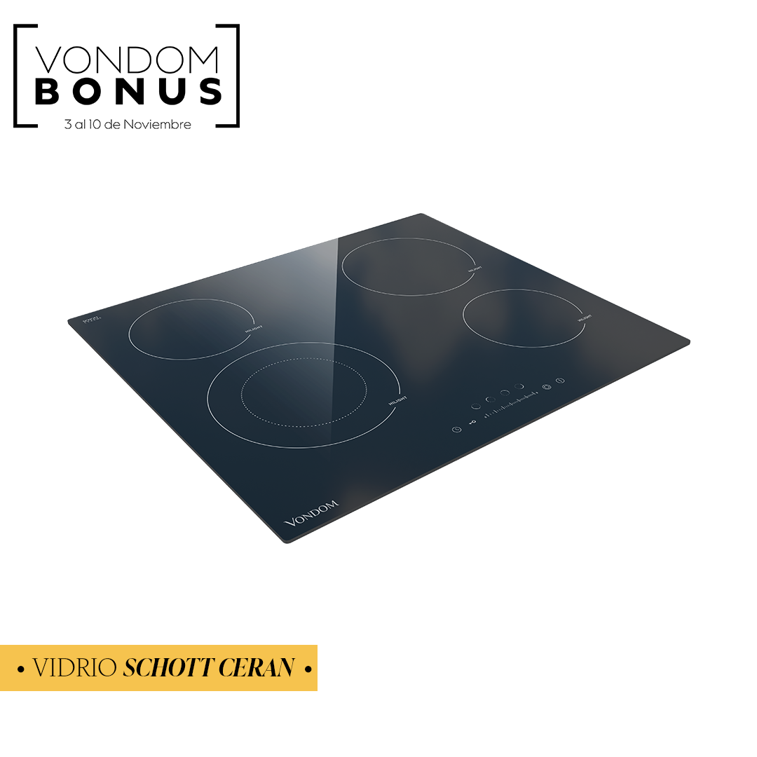 Anafe Eléctrico Vitrocerámica Empotrable 60 cm