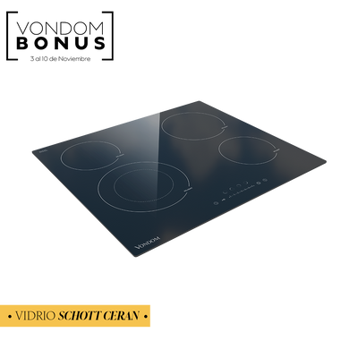 Anafe Eléctrico Vitrocerámica Empotrable 60 cm