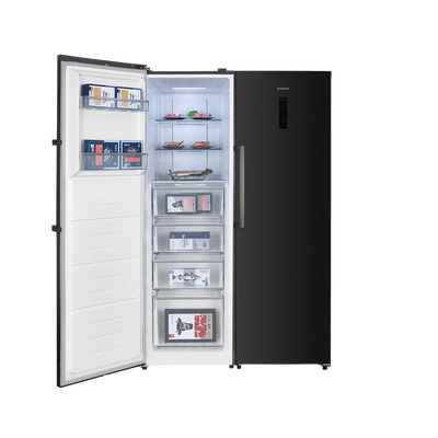 Heladera + Freezer Inverter No Frost - Acero Inoxidable Negro 695 L