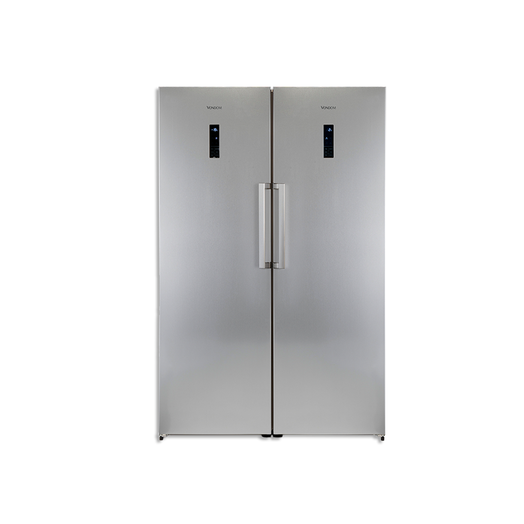 Heladera + Freezer No Frost - Acero Inoxidable 627 L