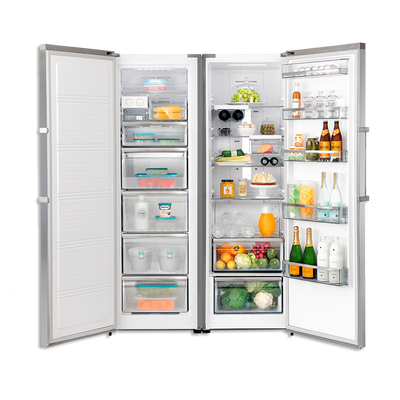 Heladera + Freezer No Frost - Acero Inoxidable 627 L