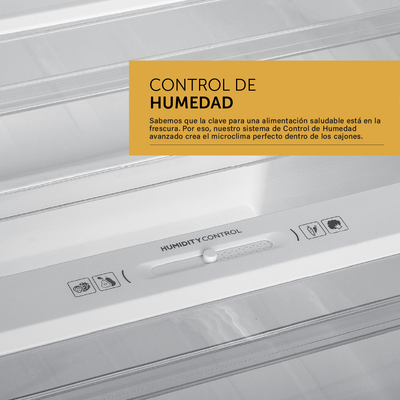 Heladera + Freezer Inverter No Frost - Acero Inoxidable Negro 695 L