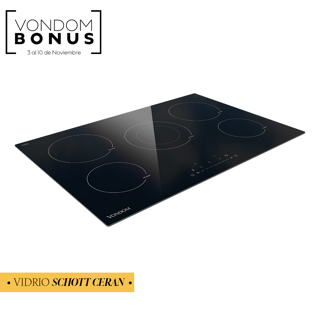 Anafe Eléctrico Vitrocerámica Empotrable 77 cm