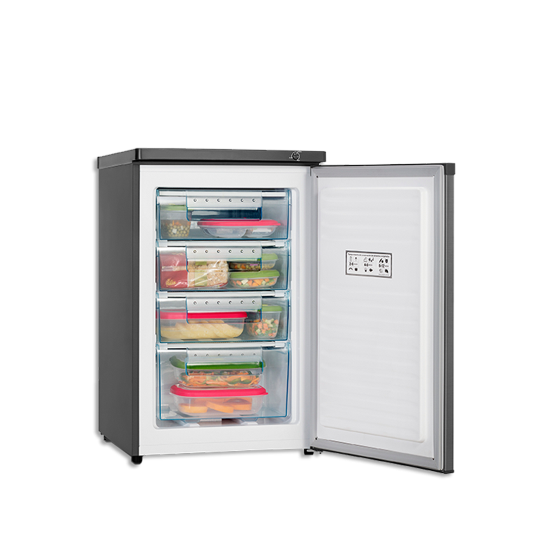 Freezer Vertical Bajo Mesada - Acero Inoxidable 85 L