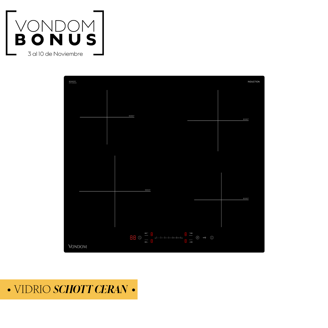 Anafe a Inducción Eléctrico Empotrable 60 cm