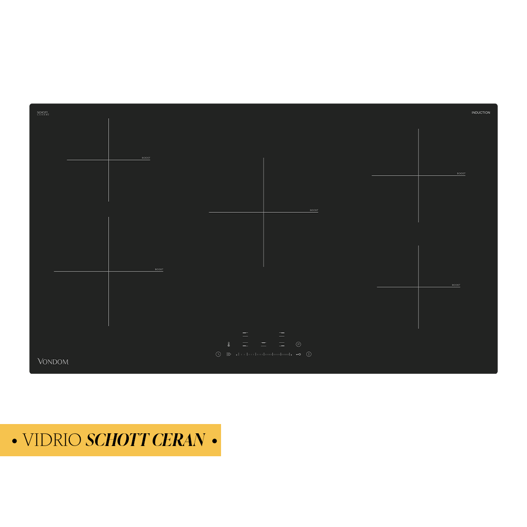 Anafe a Inducción Eléctrico Empotrable 90 cm