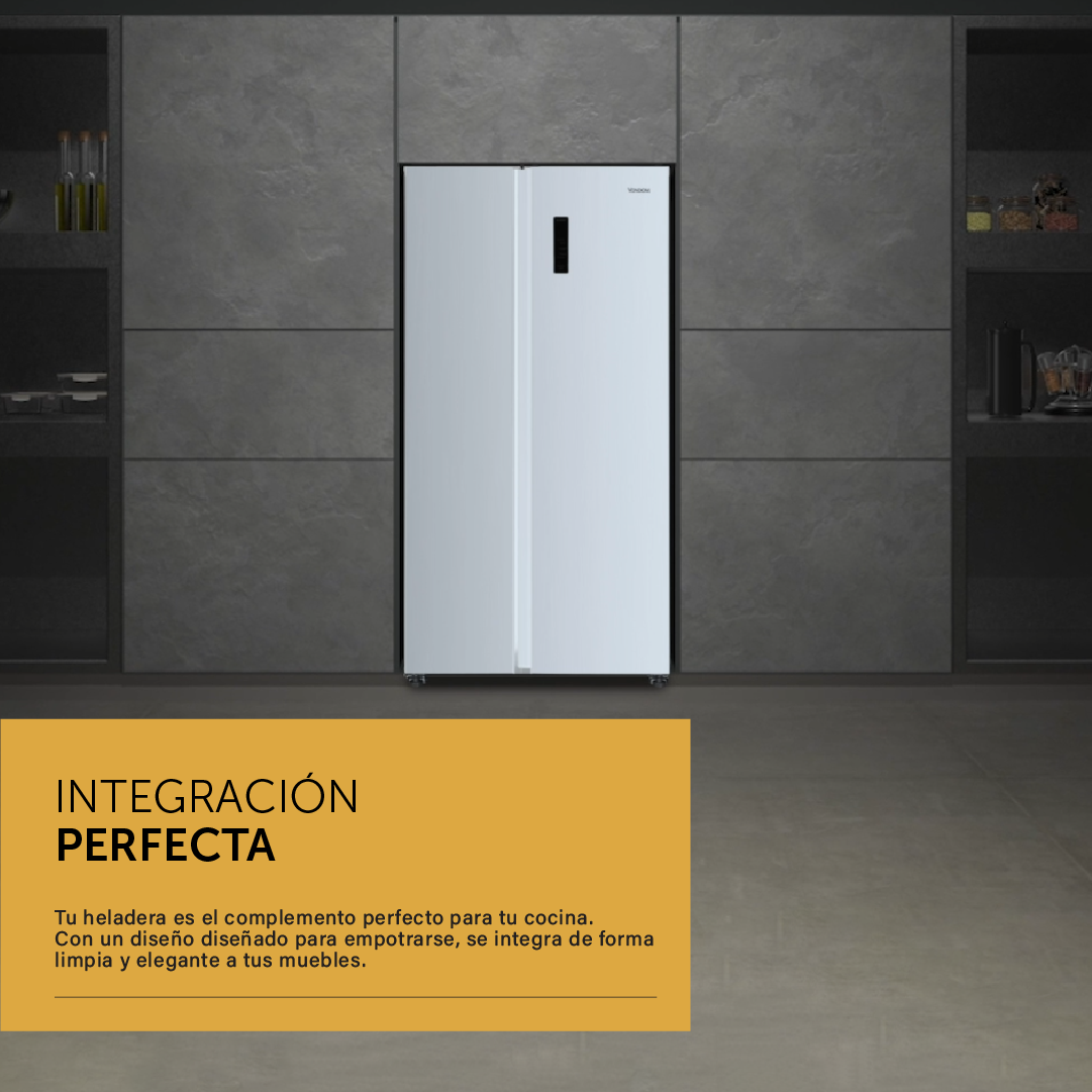 Heladera Side By Side Inverter con Freezer No Frost - Acero Inoxidable 631 L