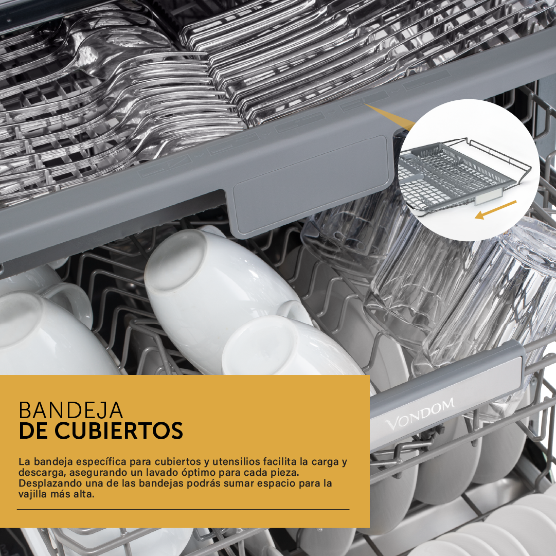 VENTA ANTICIPADA - Lavavajillas Acero Inoxidable Negro - 15 cubiertos