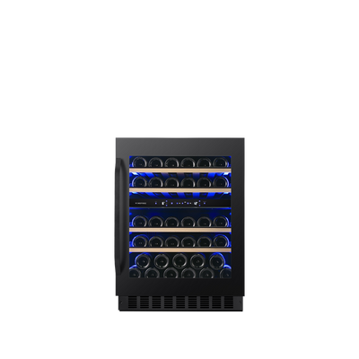 Cava de vinos PANELABLE - Built In - Doble Temperatura para 39 botellas