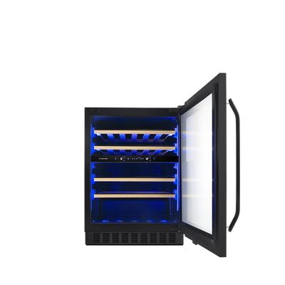 Cava de vinos PANELABLE - Built In - Doble Temperatura para 39 botellas