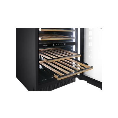 Cava de vinos PANELABLE - Built In - Doble Temperatura para 39 botellas