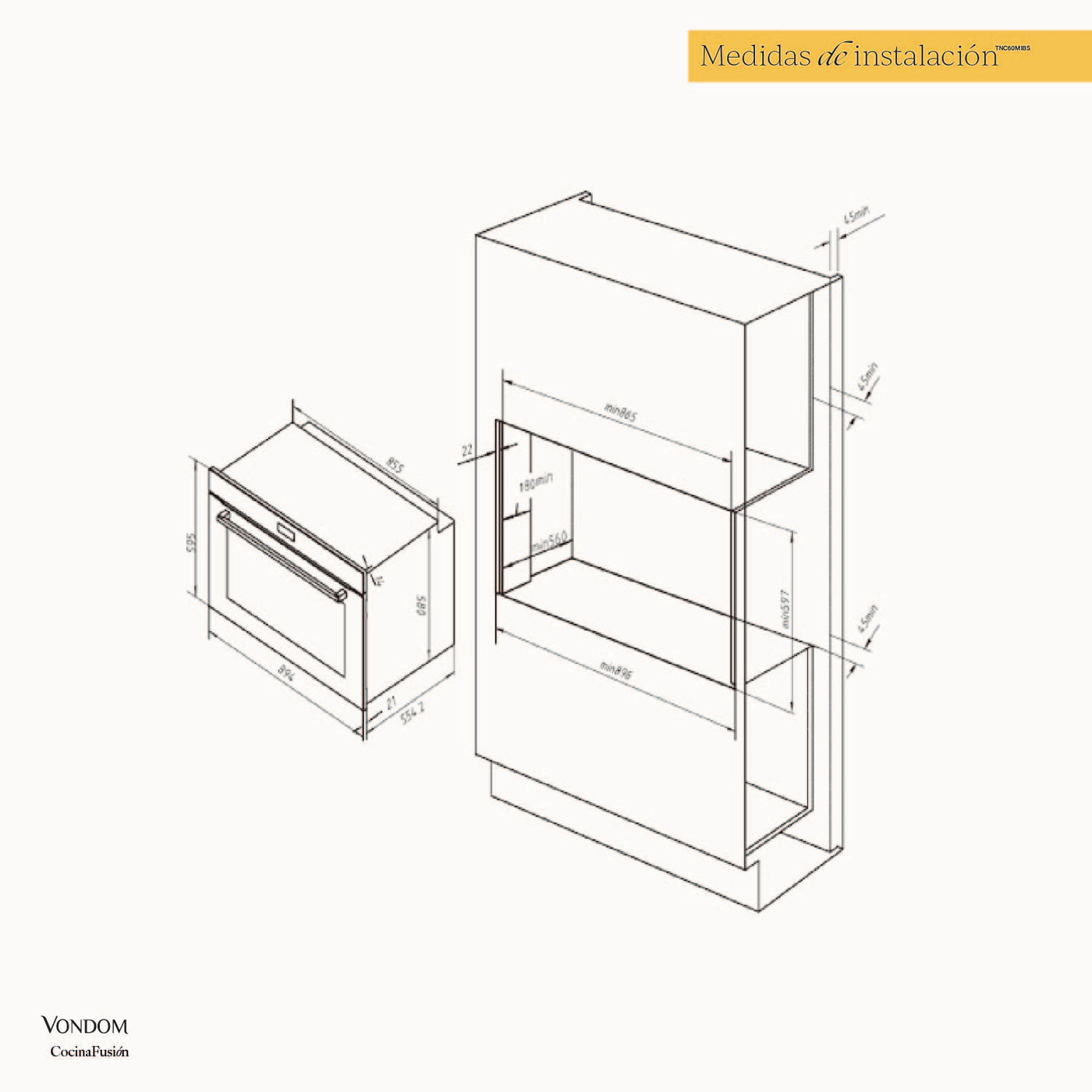 Horno eléctrico empotrable Pirolítico con Air Fry 90 cm Ultra Capacidad 133L