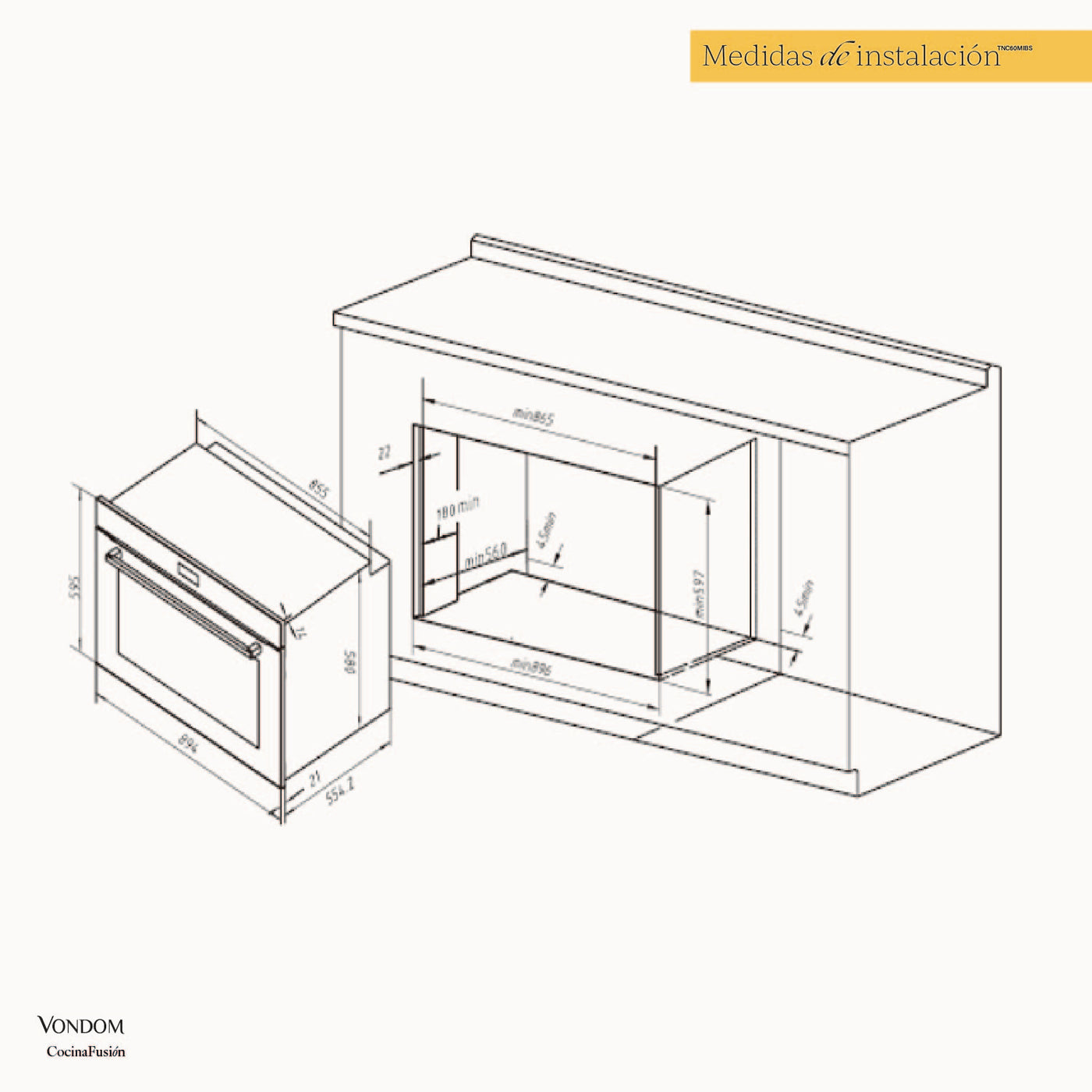 Horno Eléctrico Empotrable Con Cocción Vapor Profesional y Air Fry - 90 cm Ultra Capacidad 133L