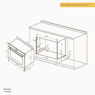 Horno eléctrico empotrable Pirolítico con Air Fry 90 cm Ultra Capacidad 133L