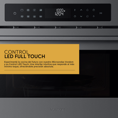 Horno Microondas Eléctrico Empotrable - 60 cm Capacidad 38L