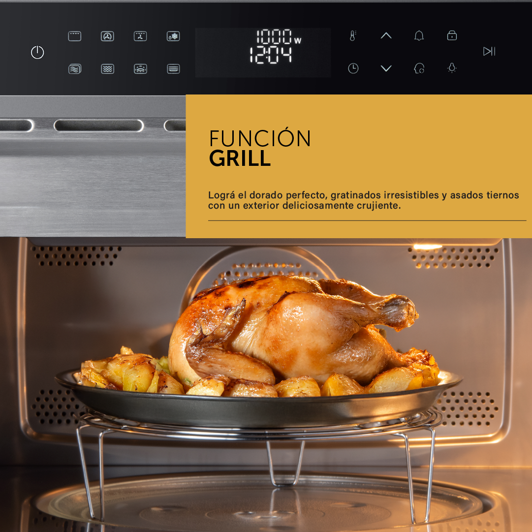 Horno Microondas Eléctrico Empotrable - 60 cm Capacidad 38L
