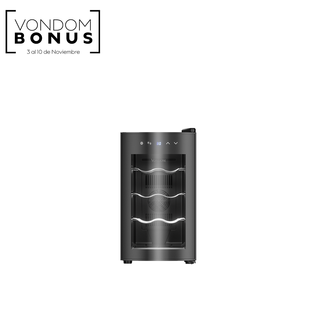 Cava de vinos para 8 botellas - Puerta Curva