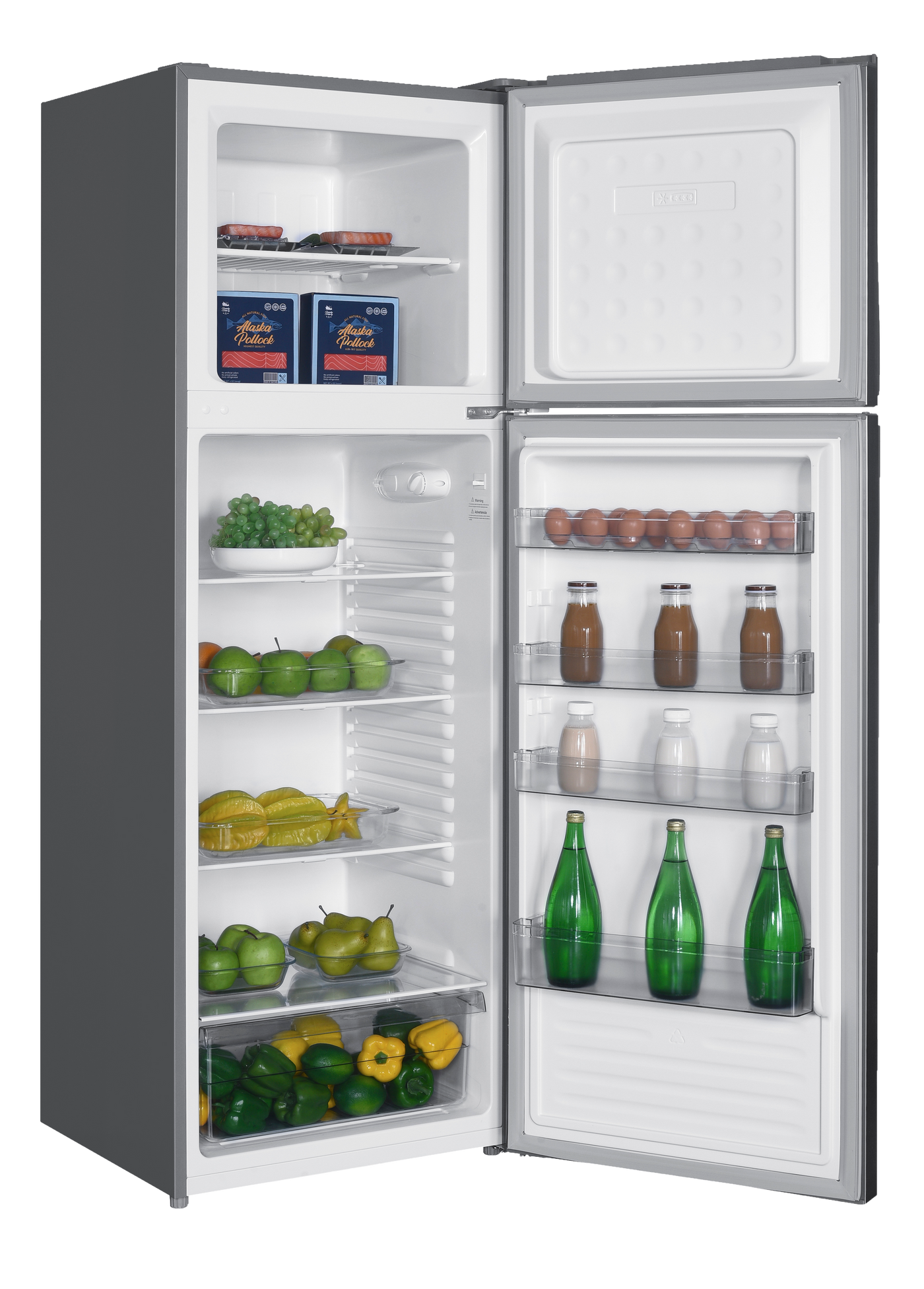 Heladera con freezer - Acero Inoxidable 310 L