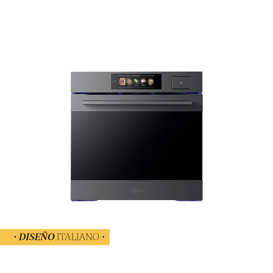 Horno Eléctrico Empotrable Con Cocción Vapor Profesional y Air Fry - 60 cm Ultra Capacidad 81L