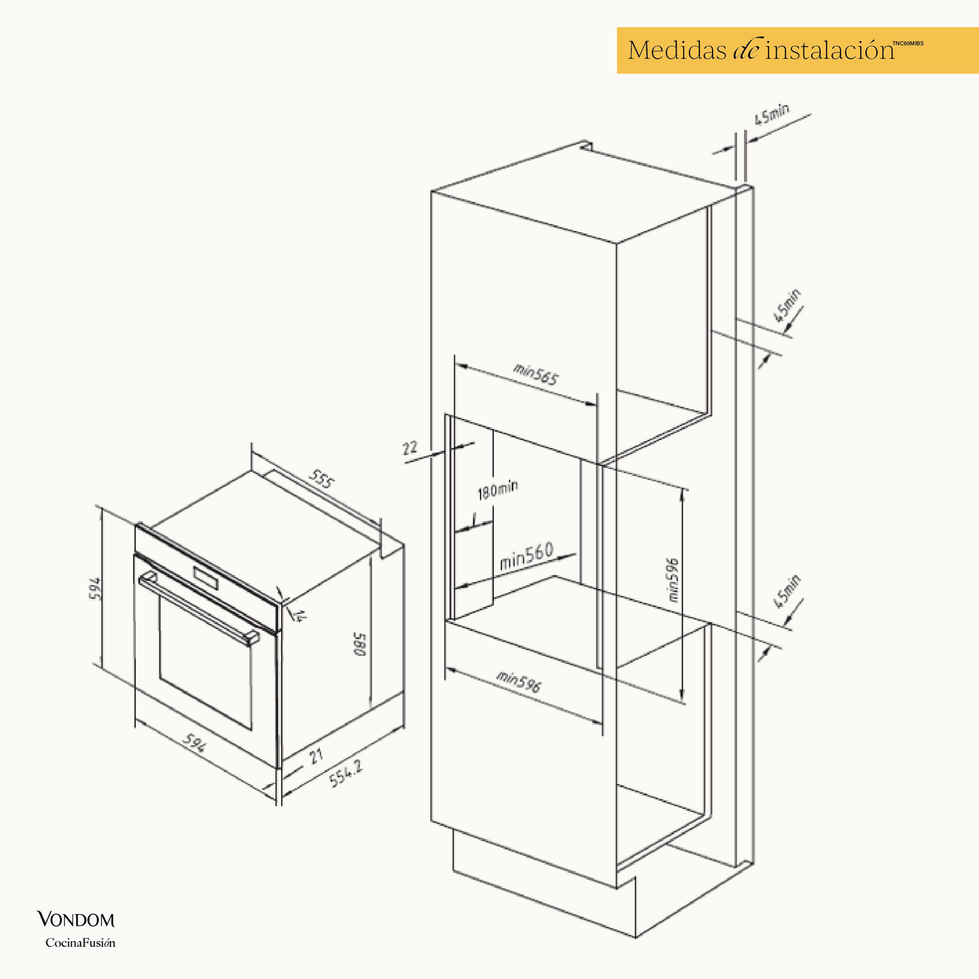 Horno Eléctrico Empotrable Con Cocción Vapor Profesional y Air Fry - 60 cm Ultra Capacidad 81L