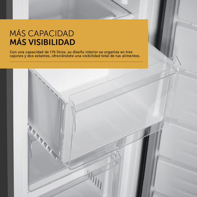 Freezer Vertical No Frost Digital Acero Inoxidable 179 L