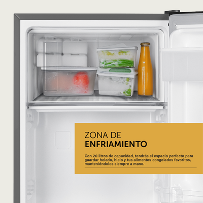 Heladera con Dispensador de Agua Acero Inoxidable 173 L