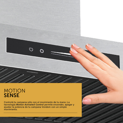 Campana de Pared Acero Inoxidable 76 cm