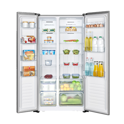 Heladera Side by Side con Freezer NO FROST  - Acero Inoxidable 566 L